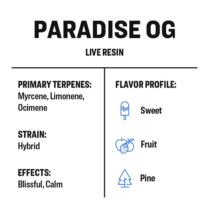 Paradise OG - Live Resin - Buy Terpenes UK