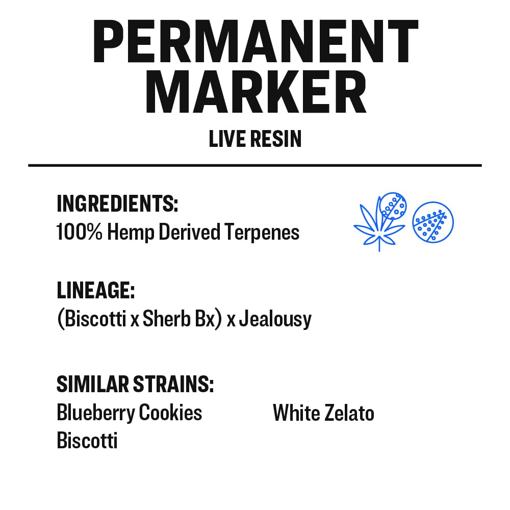 Permanent Marker - Live Resin - Buy Terpenes UK